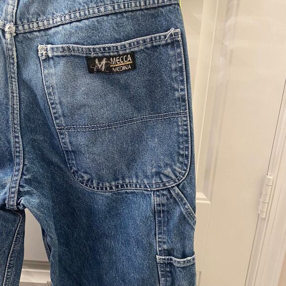 Y2K Denim Distressed Mecca Medina Carpenter Jeans Size 32 x 30 - Picture 4 of 7